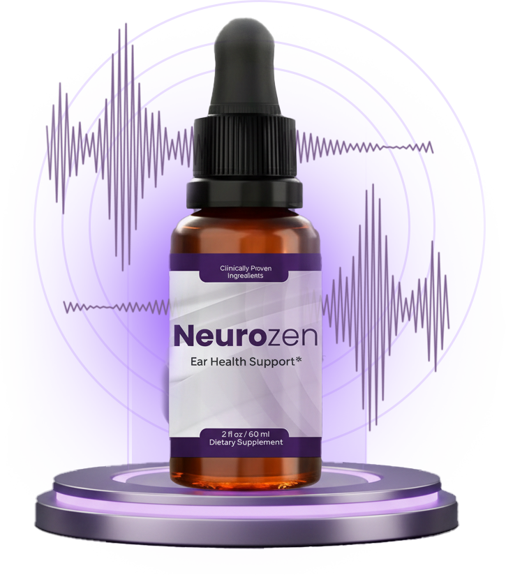 NeuroZen Ear Health Support drops, 2 fl oz dropper bottle